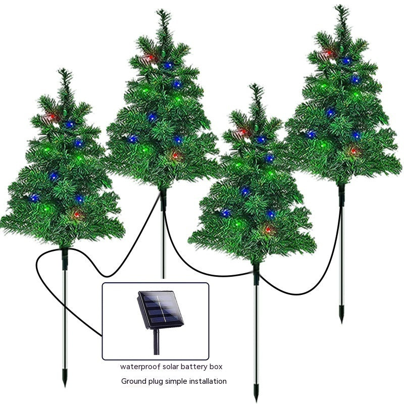 Maison Faytu Solar Christmas Tree Outdoor Lamp – Courtyard & Landscape Decoration