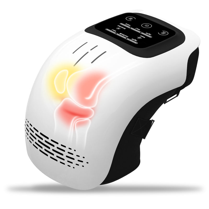Intelligent Electric Knee Massager – Heated Kneading Pain Relief with Infrared & Vibration, Rechargeable