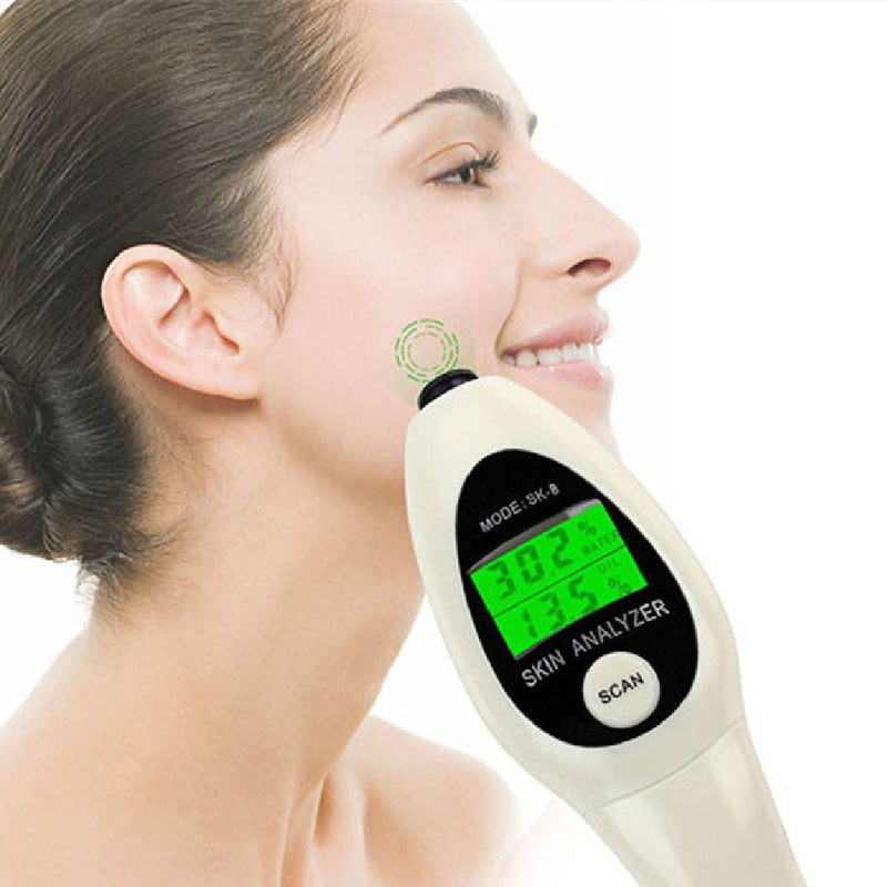 Skin Oil And Moisture Detection Analyzer