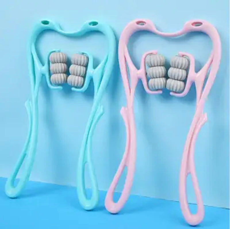 Multifunctional Manual Six-Wheel Neck Massager