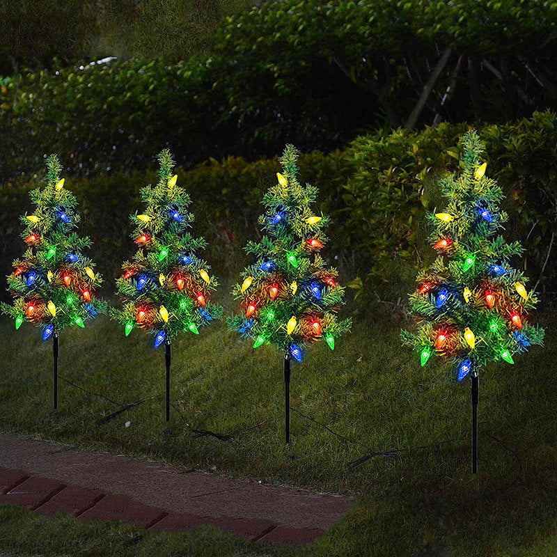 Maison Faytu Solar Christmas Tree Outdoor Lamp – Courtyard & Landscape Decoration